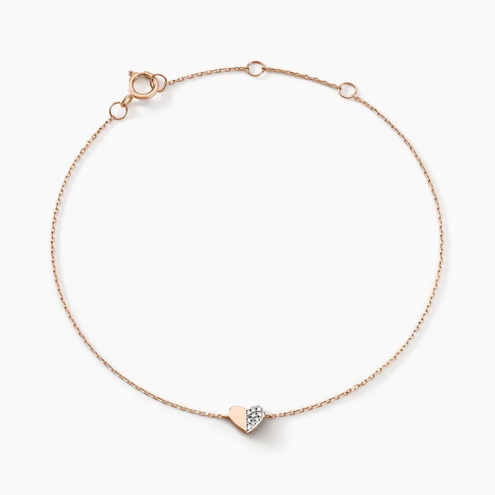 Bracelet Emilia Or Rose Diamant