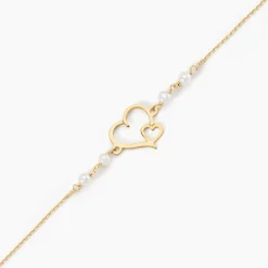 Bracelet Eri Or Jaune Perle De Culture