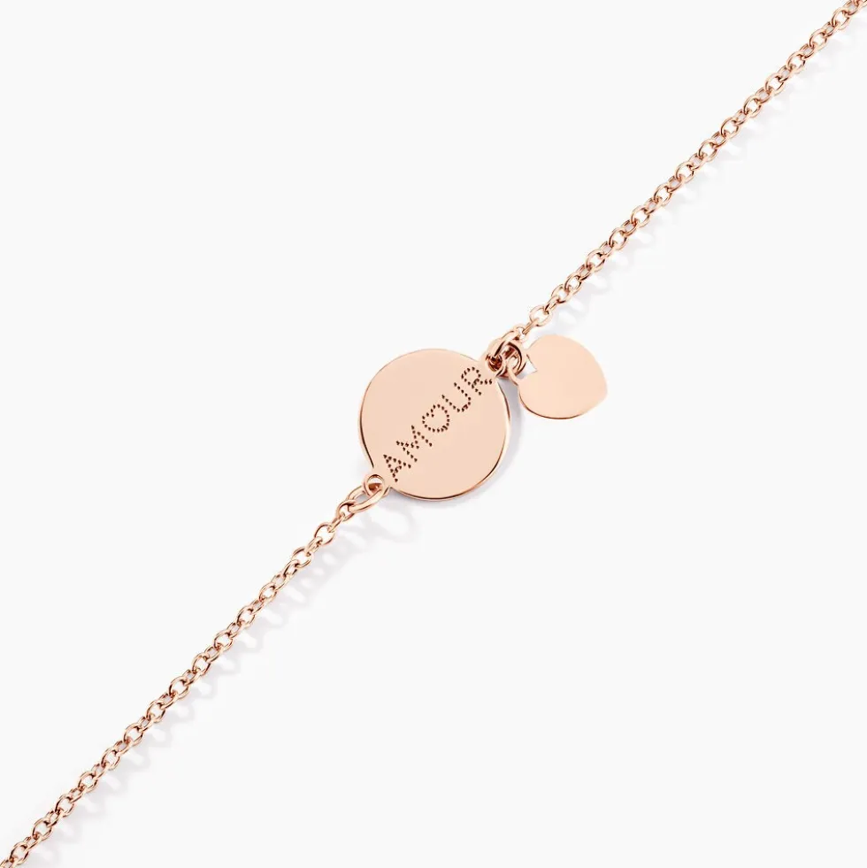 Bracelet Eternelle Argent Rose
