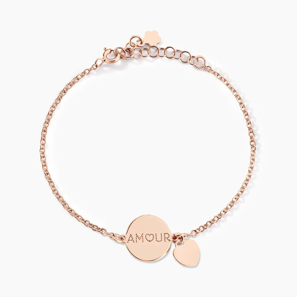 Bracelet Eternelle Argent Rose