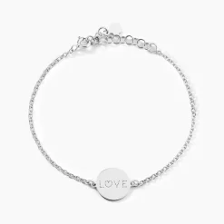 Bracelet Eternelle Argent Blanc