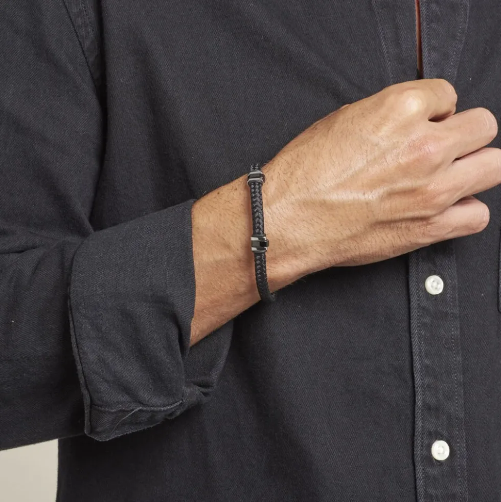 Bracelet Etienne Acier Blanc