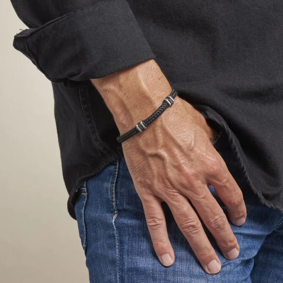 Bracelet Etienne Acier Blanc