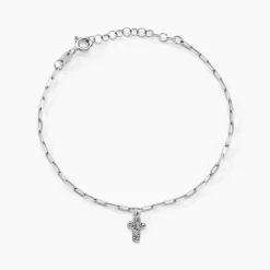 Bracelet Etincelante Argent Blanc