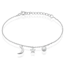 Bracelet Feeria Argent Blanc Oxyde De Zirconium