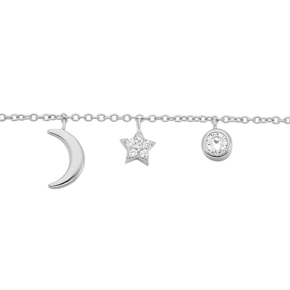 Bracelet Feeria Argent Blanc Oxyde De Zirconium