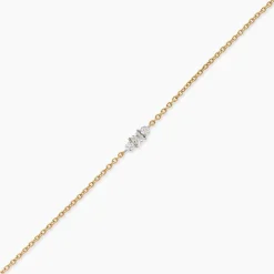 Bracelet Georgia Plaqué Or Jaune Oxyde De Zirconium
