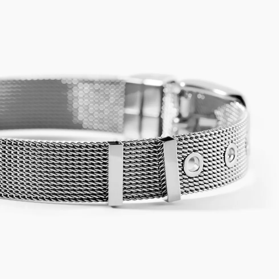 Bracelet Gideon Acier Blanc