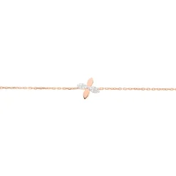 Bracelet Ginila Or Rose Diamant