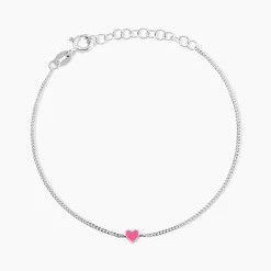 Bracelet Griotte Argent Blanc