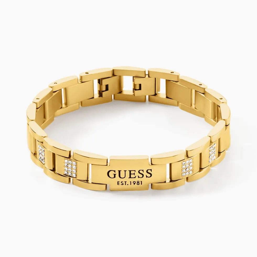 Bracelet Guess Frontiers Acier Jaune Oxyde De Zirconium