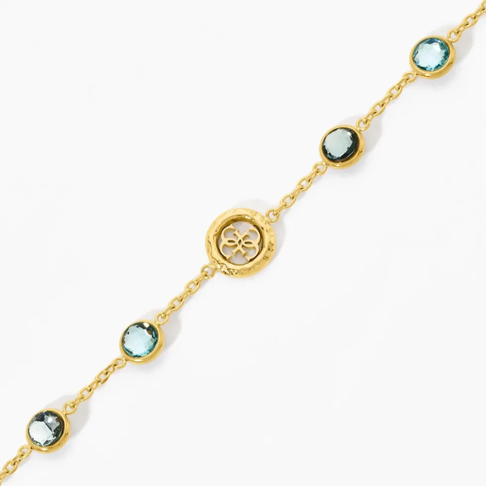 Bracelet Guess Tiny Dancer Acier Jaune Oxyde De Zirconium