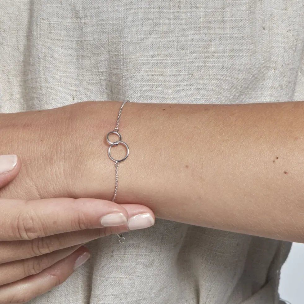 Bracelet Havana Argent Blanc