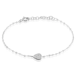 Bracelet Hiram Argent Blanc Oxyde De Zirconium