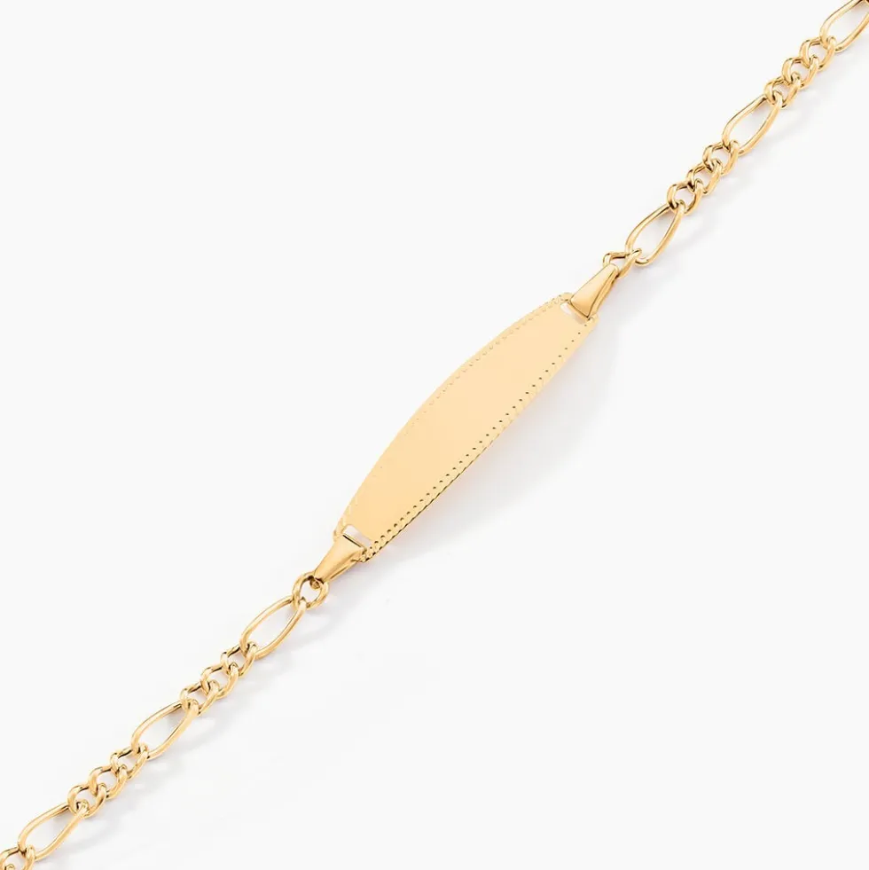 Bracelet Identité Bartolomee Or Jaune