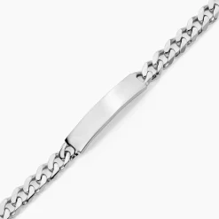 Bracelet Identité Casper Argent Blanc