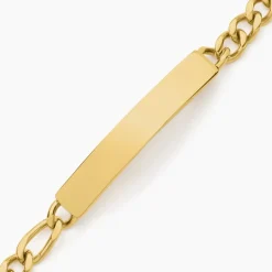 Bracelet Identité Jimmy Acier Jaune