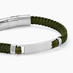 Bracelet Identité Jourdan Dikeledi Acier Argenté