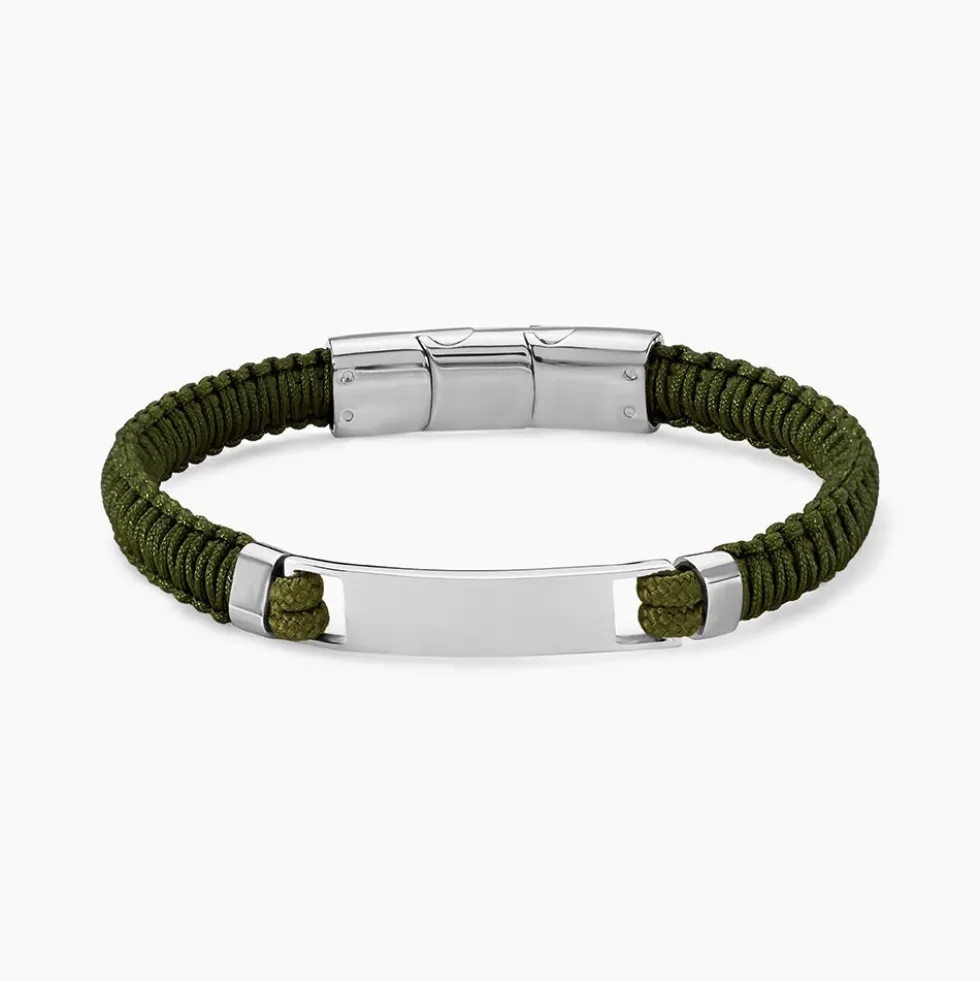 Bracelet Identité Jourdan Dikeledi Acier Argenté