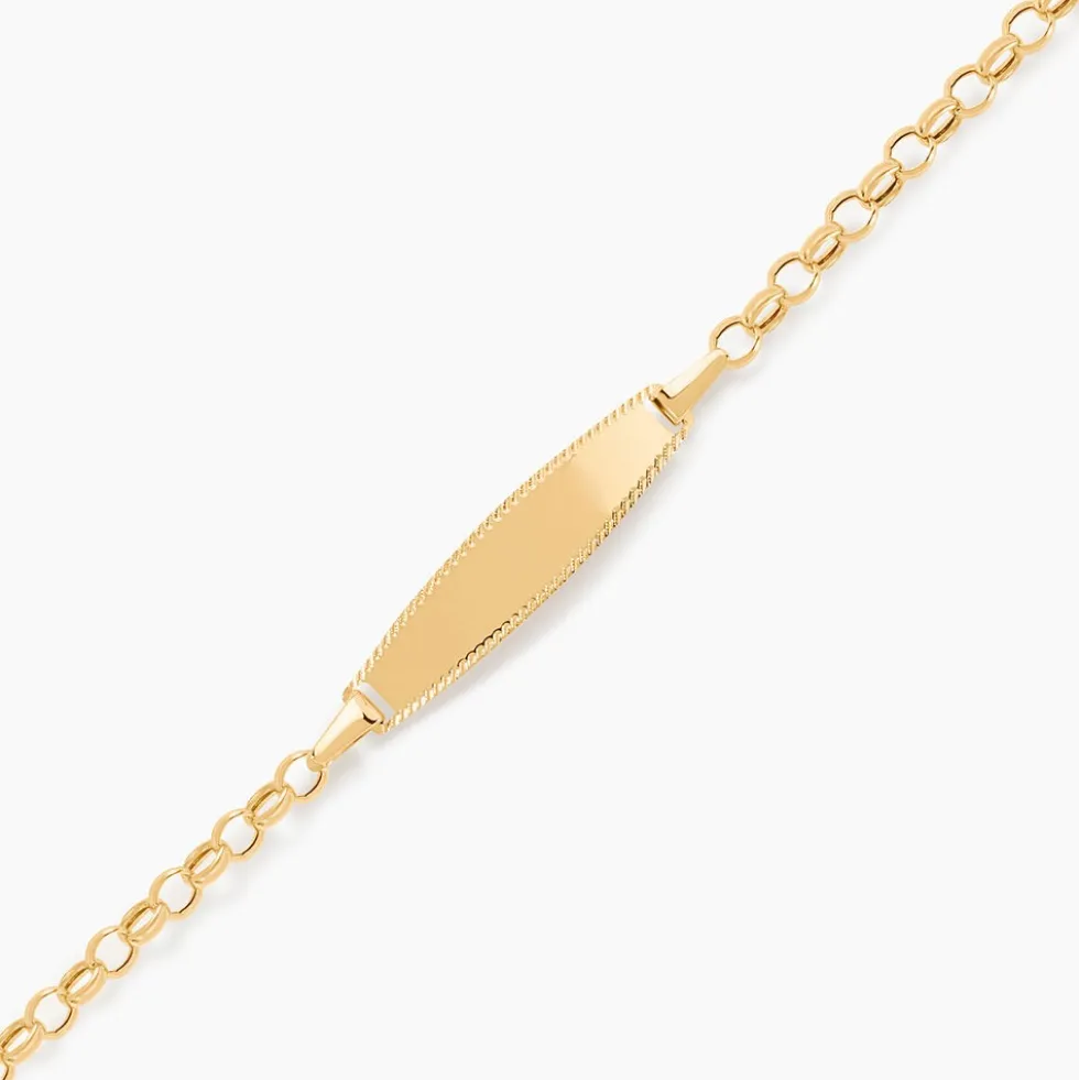 Bracelet Identité Marcel Maille Jaseron Or Jaune