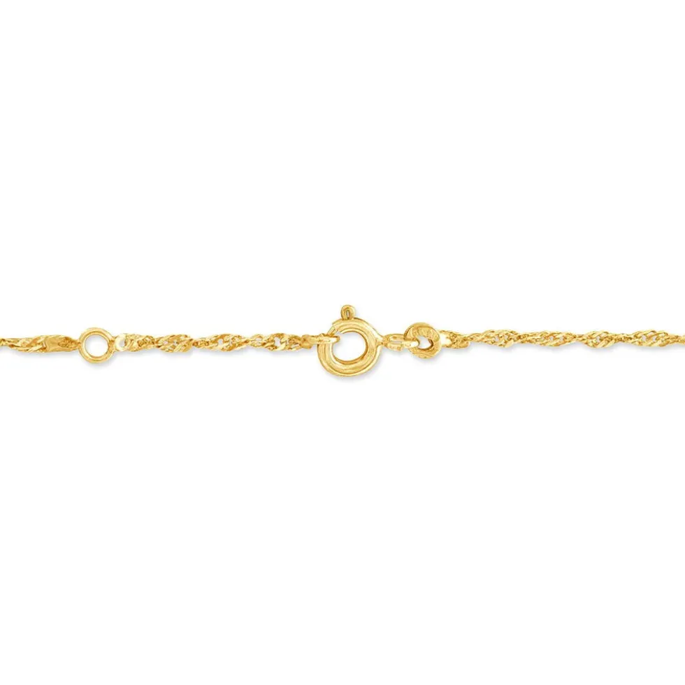 Bracelet Identite Bebe Or Jaune Ericka