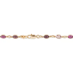 Bracelet Ilvaae Plaqué Or Jaune Pierre De Synthese