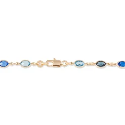 Bracelet Ilvaae Plaqué Or Jaune Pierre De Synthese