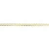 Bracelet Iris Or Jaune Maille Gourmette