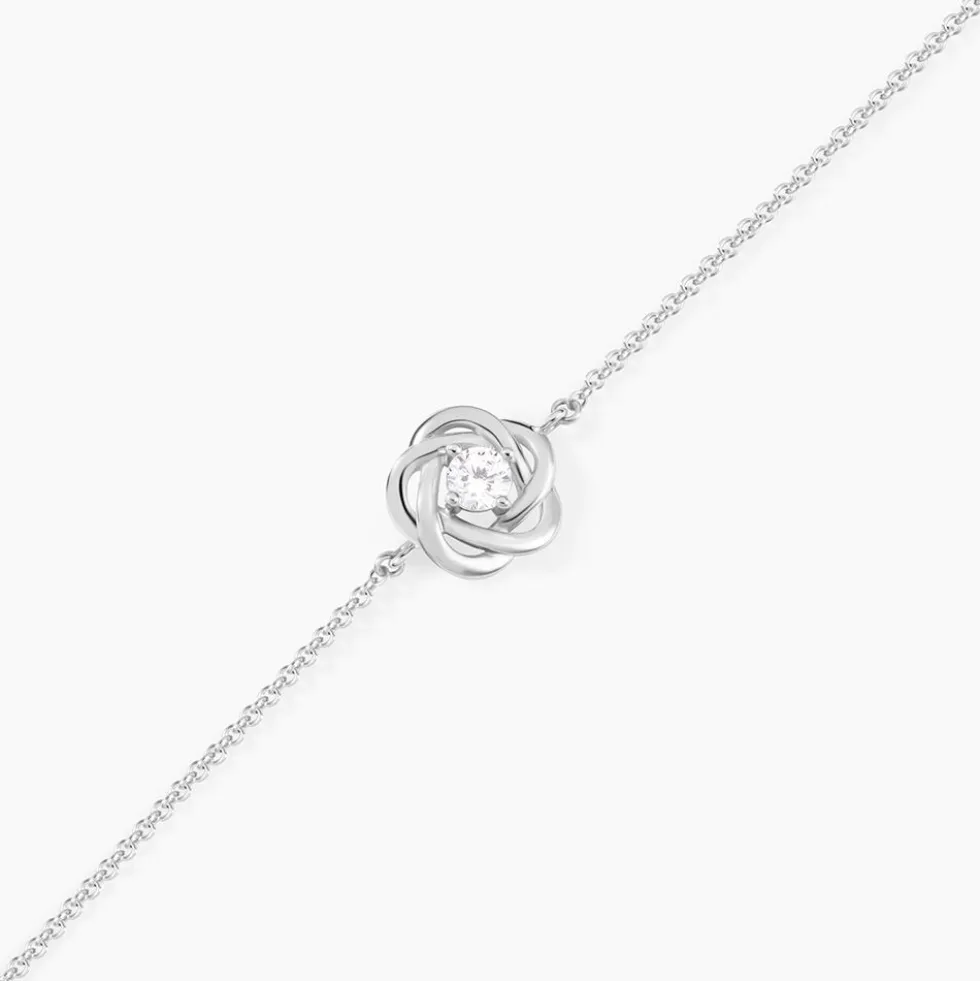 Bracelet Irmine Argent Blanc Oxyde De Zirconium