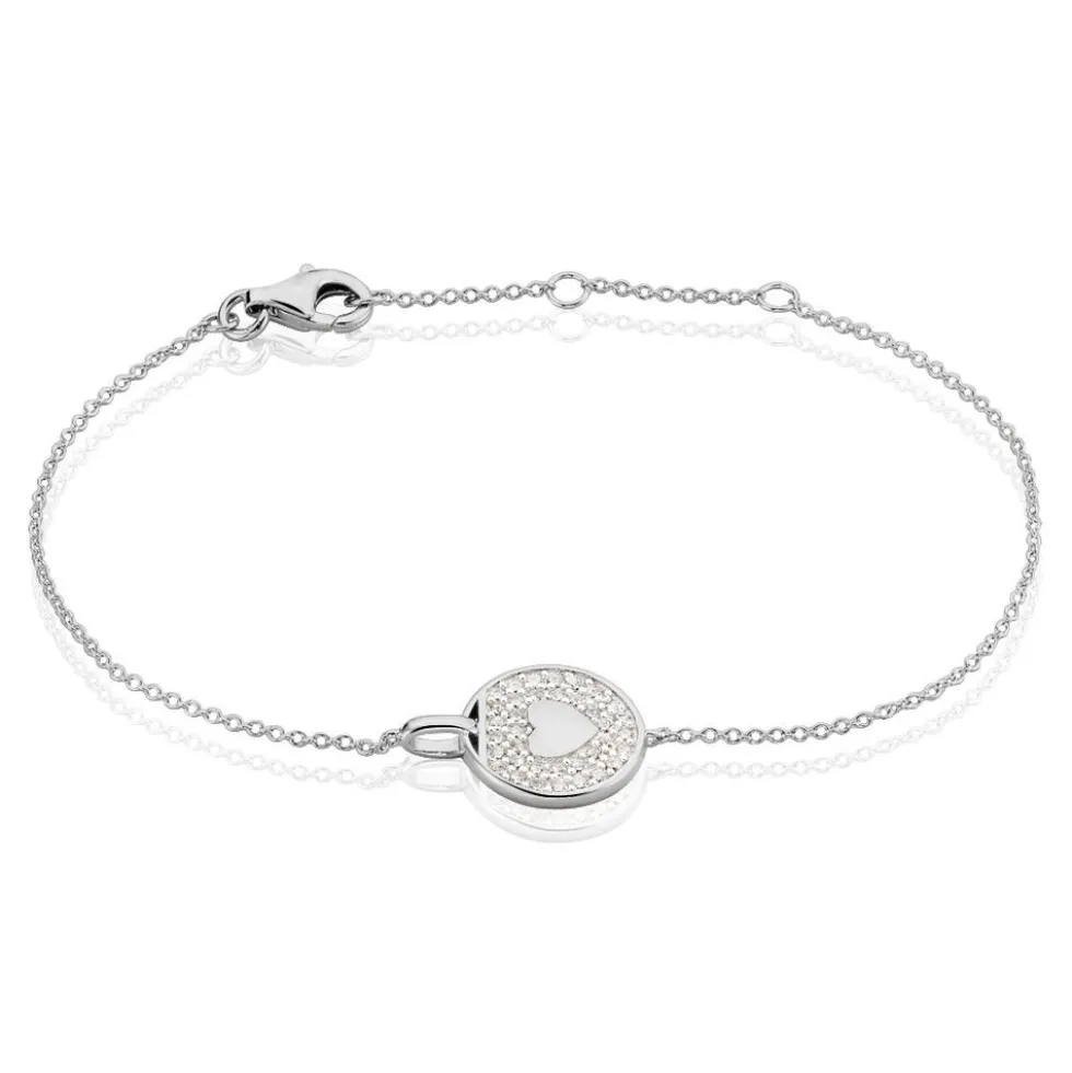 Bracelet Ivany Argent Blanc Oxyde De Zirconium
