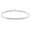 Bracelet Ivy Maille Haricot Or Blanc