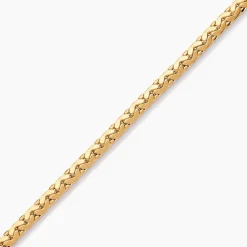 Bracelet Ivy Maille Haricot Or Jaune
