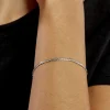 Bracelet Ivy Maille Haricot Or Blanc