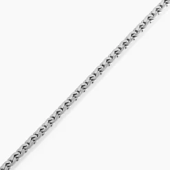 Bracelet Ivy Maille Haricot Or Blanc