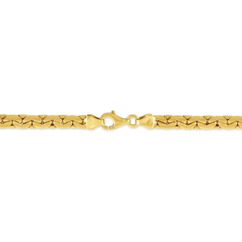 Bracelet Ivy Maille Haricot Or Jaune