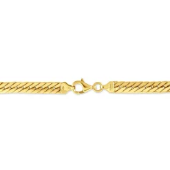 Bracelet Izel Maille Anglaise Or Jaune