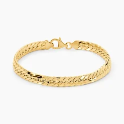Bracelet Izel Maille Anglaise Or Jaune