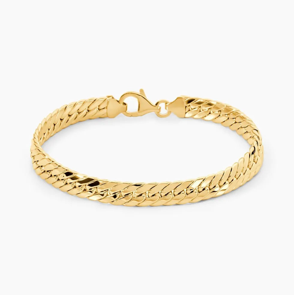 Bracelet Izel Maille Anglaise Or Jaune