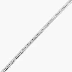 Bracelet Izel Maille Anglaise Or Blanc
