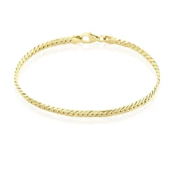 Bracelet Izel Maille Anglaise Or Jaune