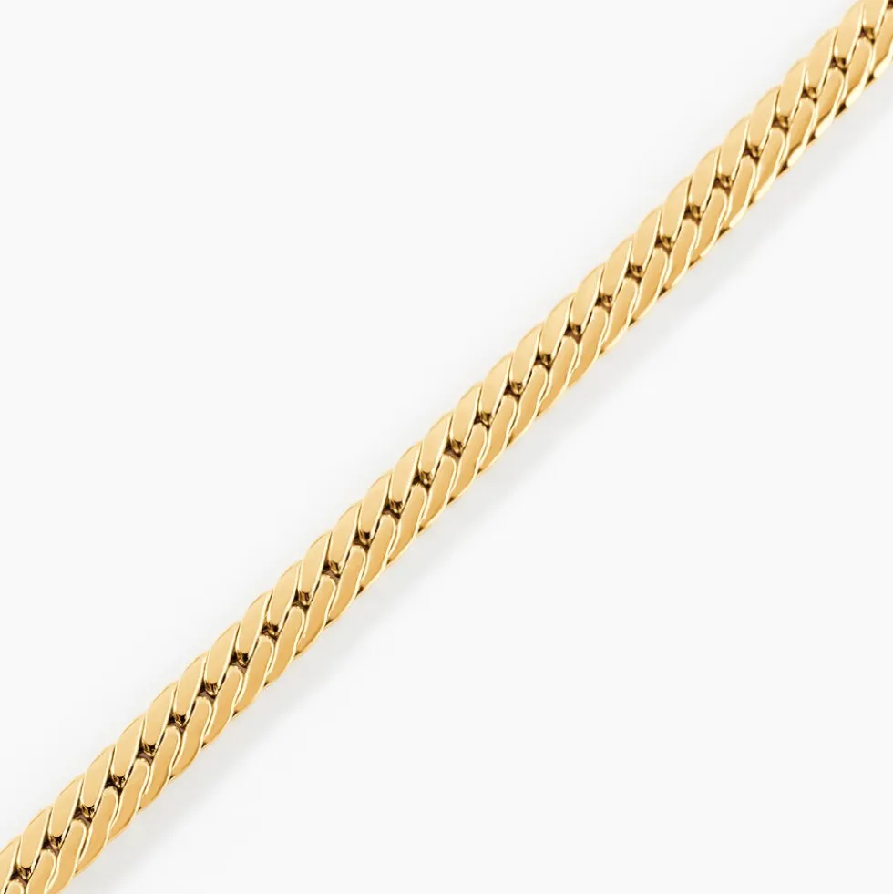 Bracelet Izel Maille Anglaise Or Jaune