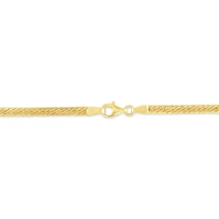 Bracelet Izel Maille Anglaise Or Jaune