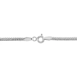 Bracelet Izel Maille Anglaise Or Blanc