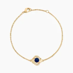 Bracelet Jaana Plaqué Or Jaune Verre Oxyde De Zirconium