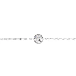 Bracelet Jaclyn Argent Blanc Oxyde De Zirconium