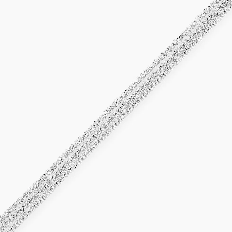 Bracelet Janelle Argent Blanc