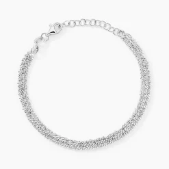 Bracelet Janelle Argent Blanc