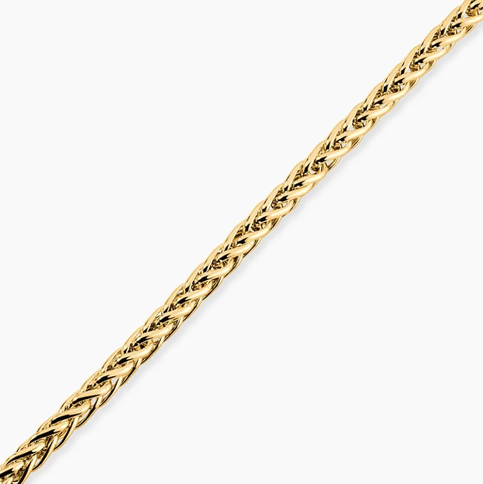 Bracelet Jany Maille Palmier Or Jaune