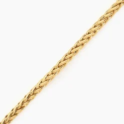 Bracelet Jany Maille Palmier Or Jaune