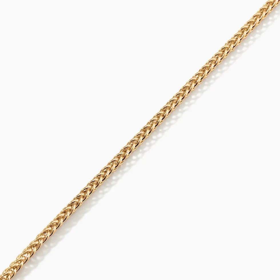 Bracelet Jany Maille Palmier Or Jaune